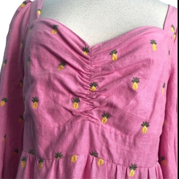 Farm Rio Pink Floral Women's Dress - Picture 6 of 8